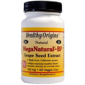MegaNaturaI BP Grape Seed Extract 150mg (60 capsules) Healthy Origins